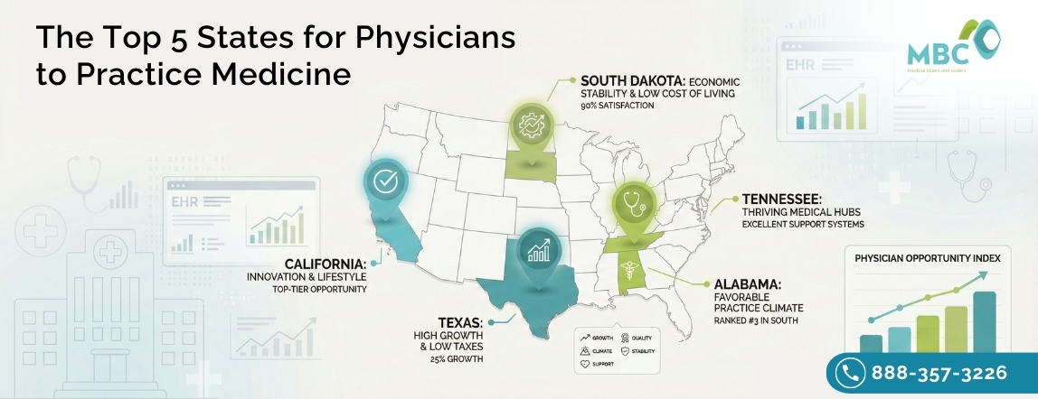 The Top 5 States for Physicians to Practice Medicine