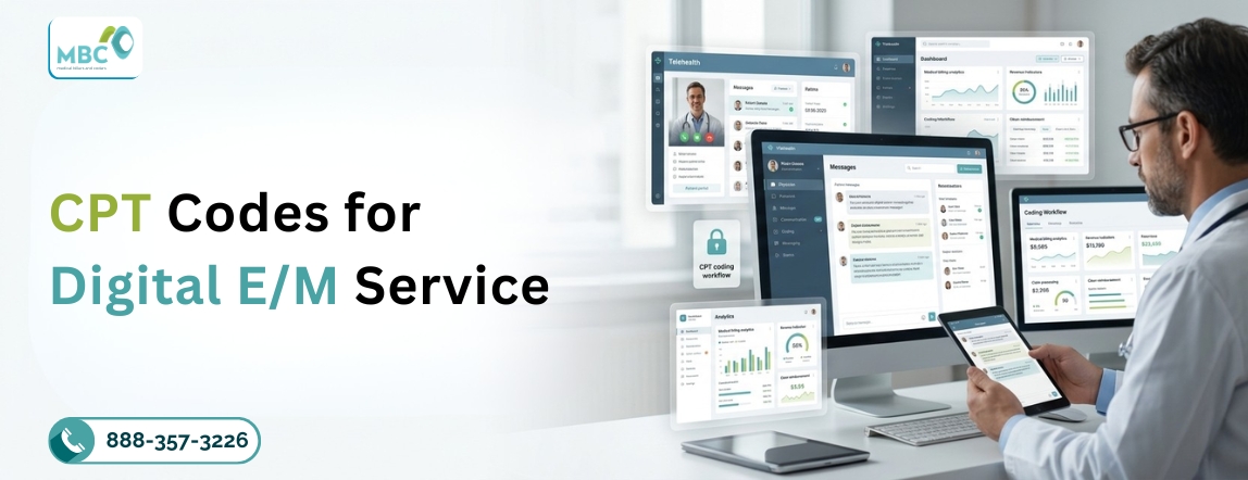 CPT Codes for Digital E_M Service