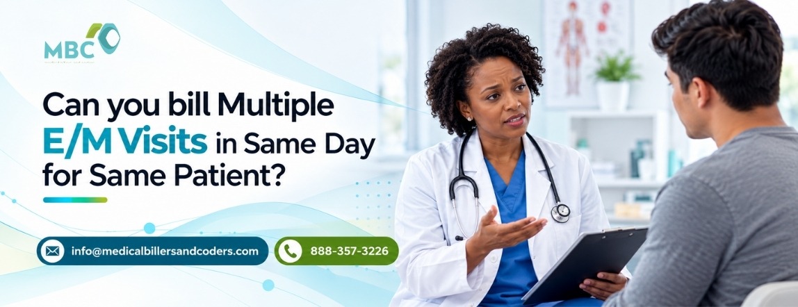 Can You Bill Multiple E/M Visits in Same Day for Same Patient?