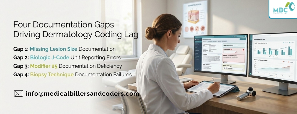 Four Documentation Gaps Driving Dermatology Coding Lag
