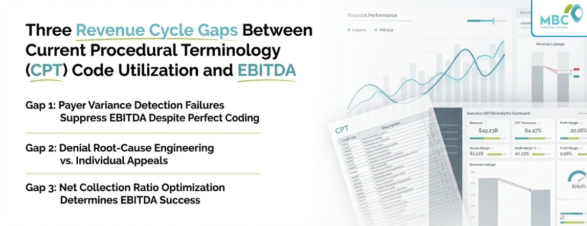 Three Revenue Cycle Gaps Between Current Procedural Terminology (CPT) code utilization and EBITDA