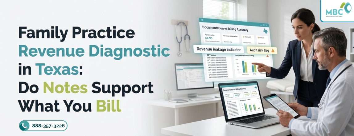 Family Practice Revenue Diagnostic in Texas: Do Notes Support What You Bill?
