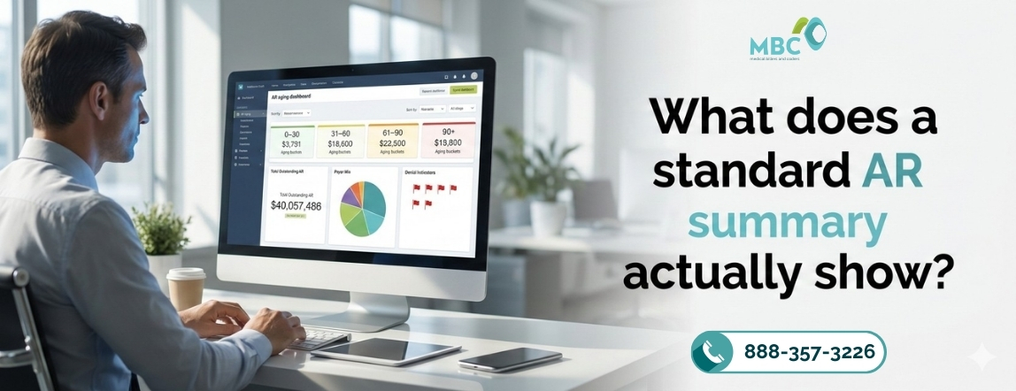 What does a standard AR summary actually show?