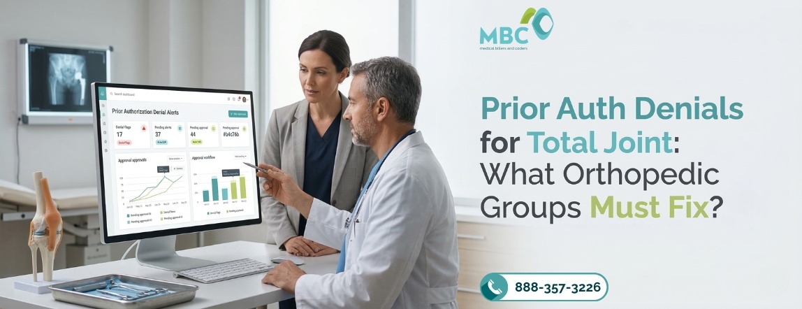 Prior Auth Denials for Total Joint: What Orthopedic Groups Must Fix?