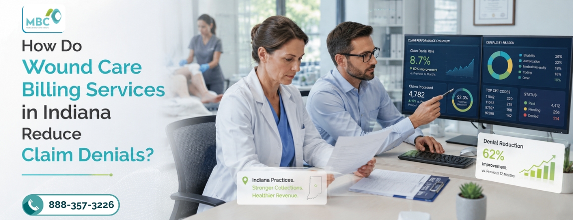 How Do Wound Care Billing Services in Indiana Reduce Claim Denials?