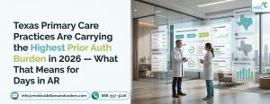 Texas Primary Care Practices Are Carrying the Highest Prior Auth Burden in 2026 — What That Means for Days in AR