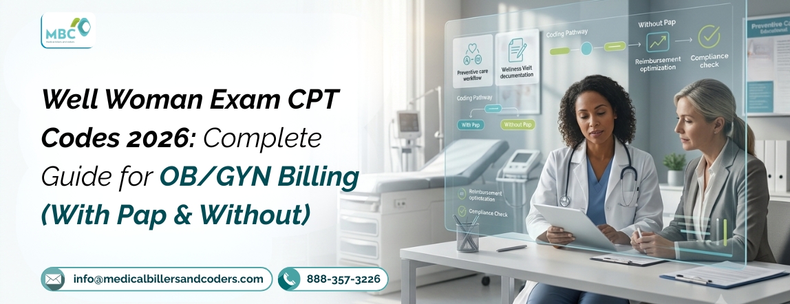 Well Woman Exam CPT Codes 2026 Complete Guide for OBGYN Billing (With Pap & Without)