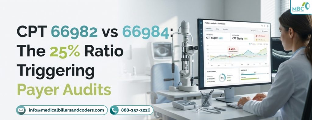 CPT 66982 vs 66984: The 25% Ratio Triggering Payer Audits