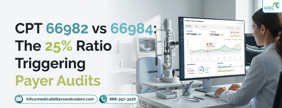 CPT 66982 vs 66984: The 25% Ratio Triggering Payer Audits