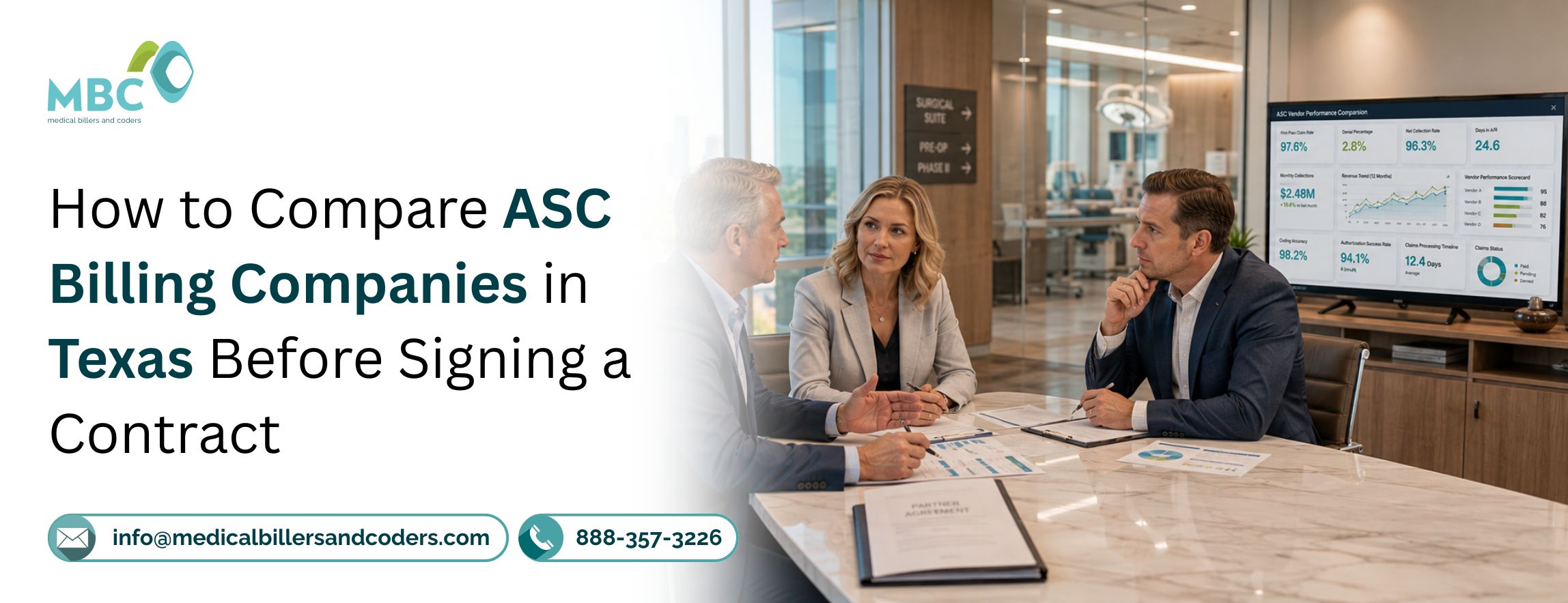 How to Compare ASC Billing Companies in Texas Before Signing a Contract