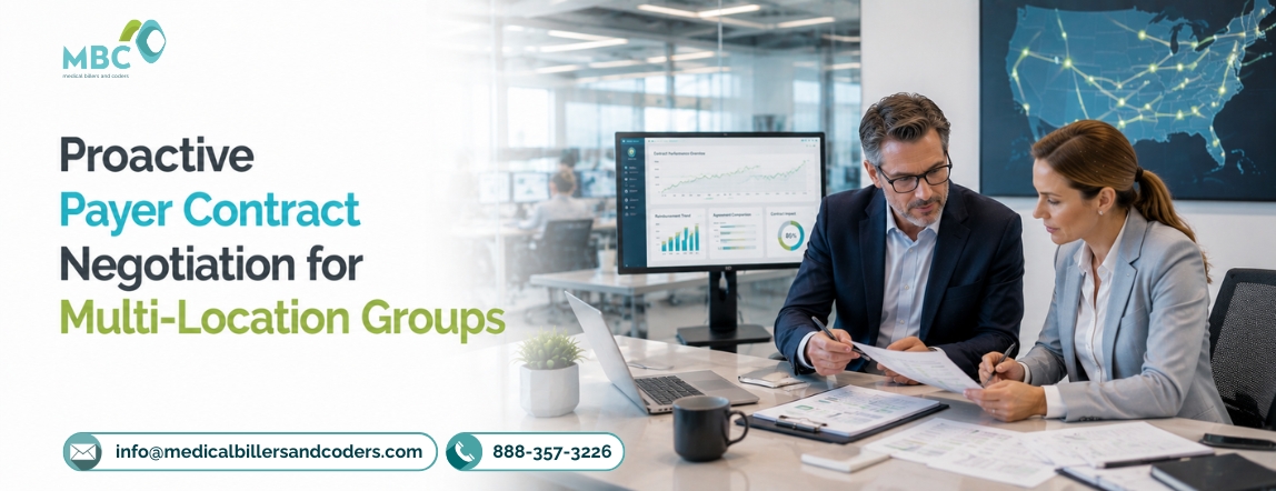 Proactive Payer Contract Negotiation for Multi-Location Groups