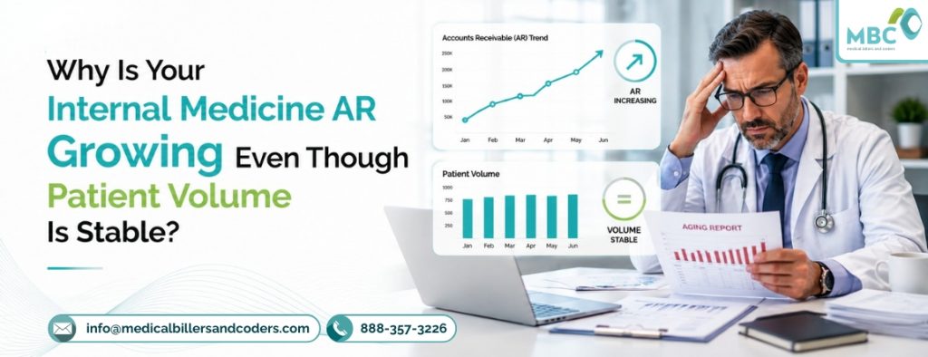 Why Is Your Internal Medicine AR Growing Even Though Patient Volume Is Stable?
