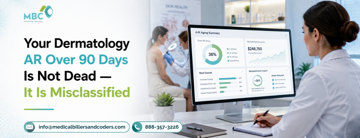 Your Dermatology AR Over 90 Days Is Not Dead — It Is Misclassified
