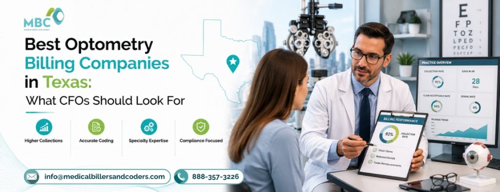 Best Optometry Billing Companies in Texas: What CFOs Should Look For