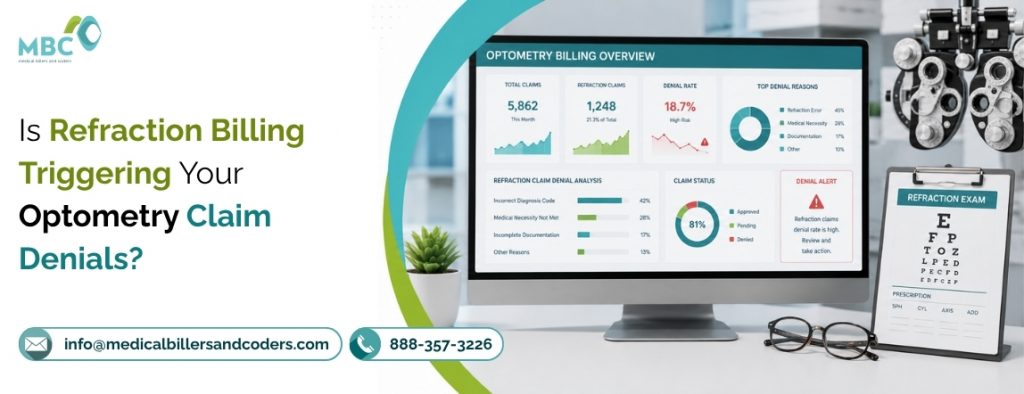 Is Refraction Billing Triggering Your Optometry Claim Denials?