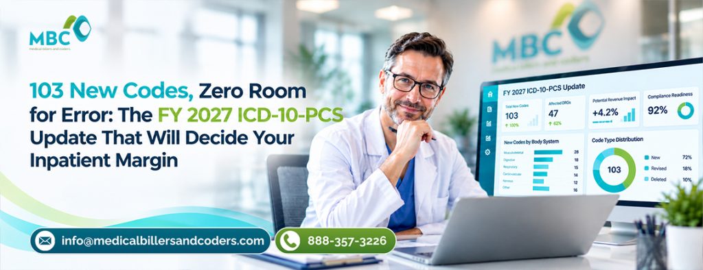 103 New Codes, Zero Room for Error: The FY 2027 ICD-10-PCS Update That Will Decide Your Inpatient Margin