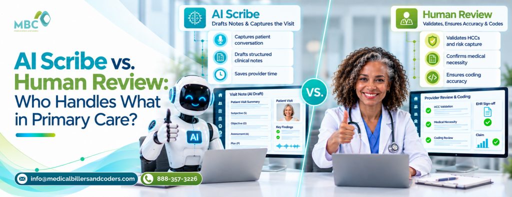 AI Scribe vs. Human Review Who Handles What in Primary Care