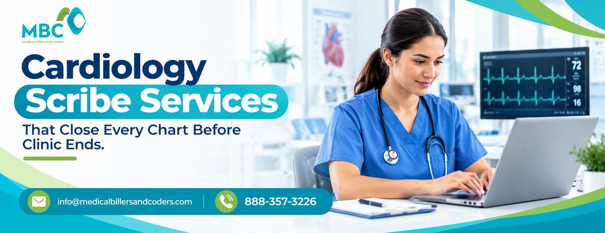 Cardiology Scribe Services | Same-Day Billing-Ready Charts | MBC
