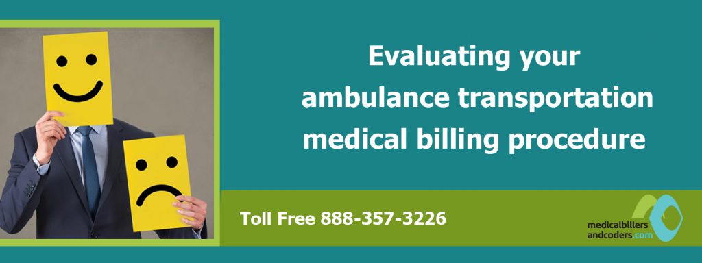 Evaluating Your Ambulance Transportation Medical Billing Procedure