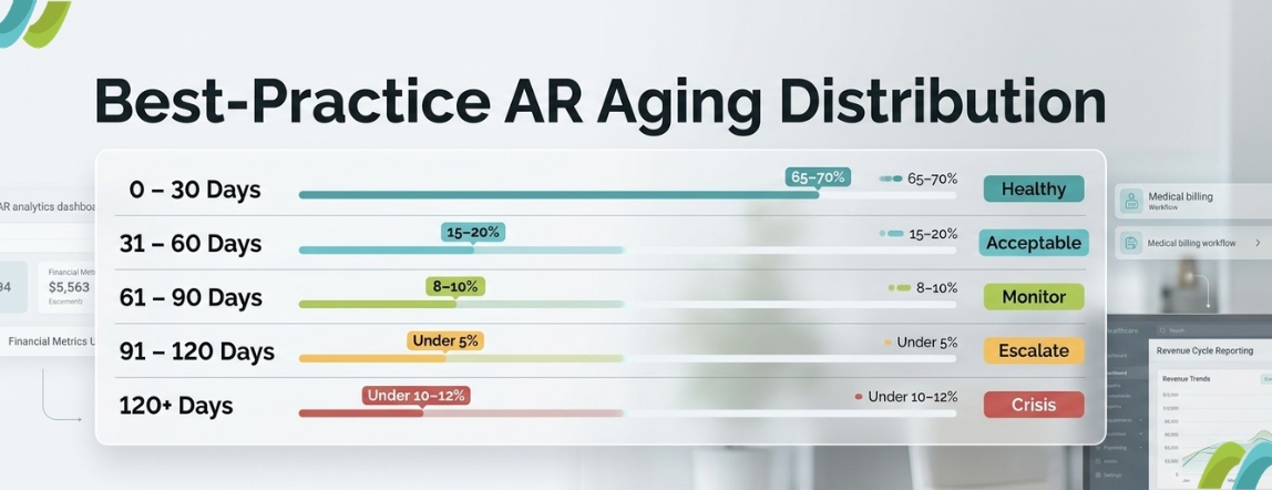 Best-Practice AR Aging Distribution