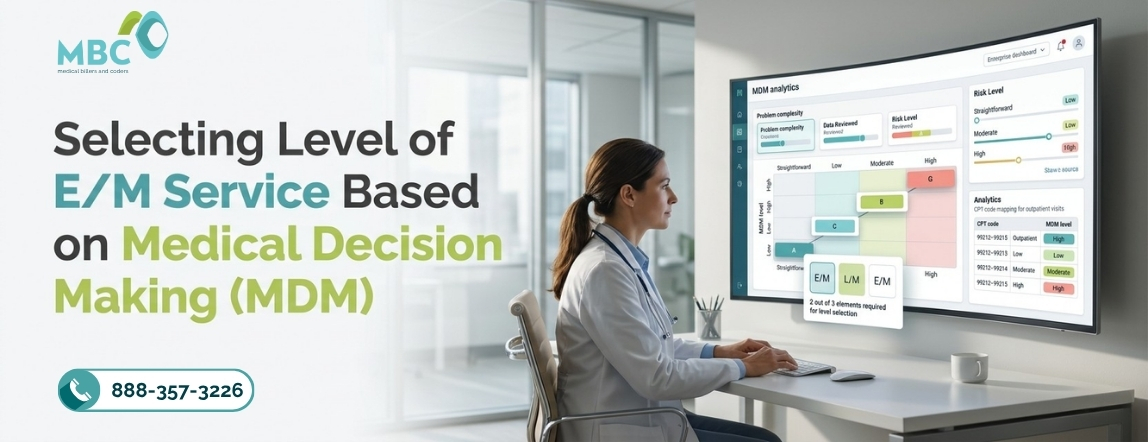 Selecting Level of E/M Service Based on Medical Decision Making (MDM)